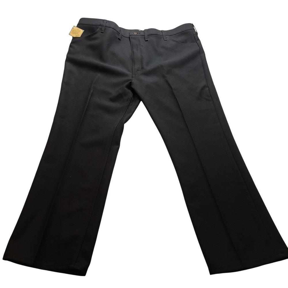 Wrangler Wrancher Boot Jeans Men's 48x30 Black Regular Fit Made in USA 82BK NWT